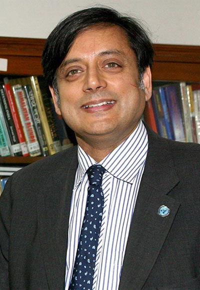 Minister of state for HRD Shashi Tharoor