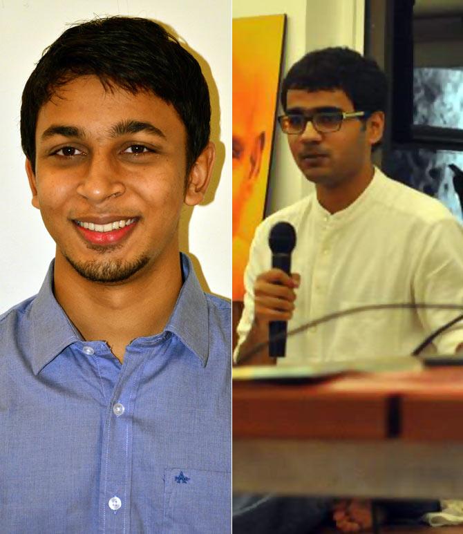 From Left: Vineeth Samdaria and Anirudh Belle