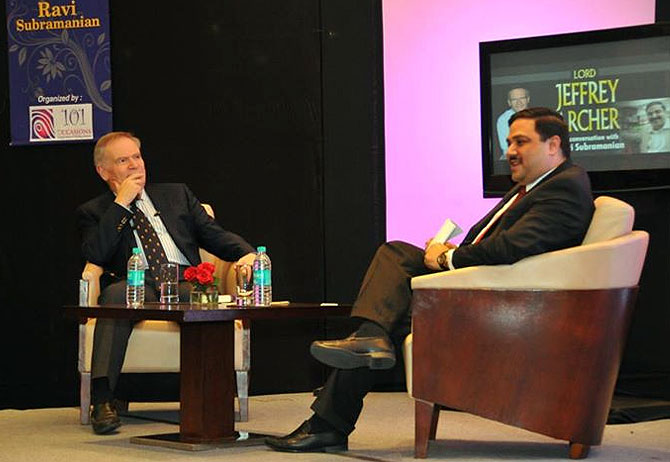 Jeffrey Archer is one of Subramanian's favourite authors.