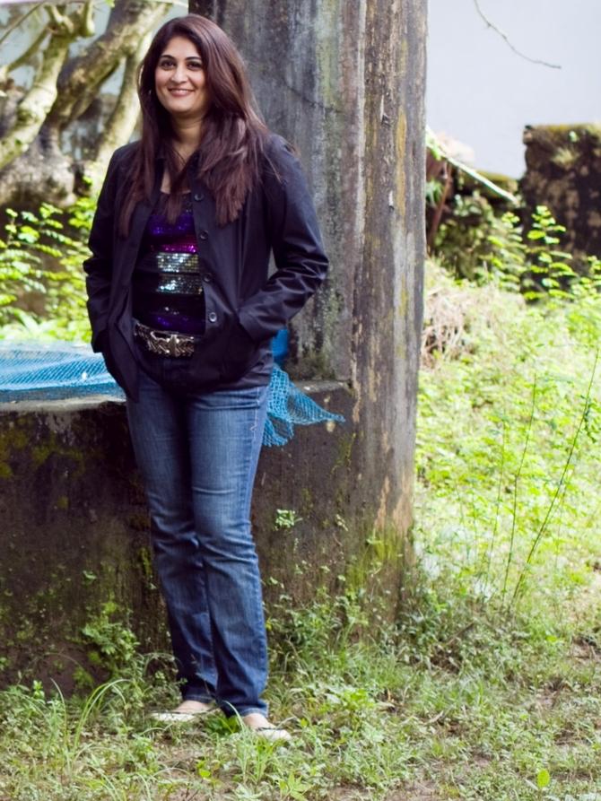 Tara Deshpande in her home in Karwar, Karnataka