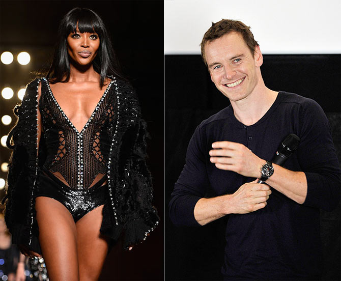 Naomi Campbell and Michael Fassbender