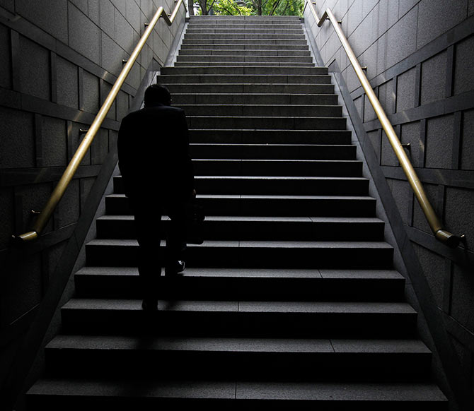 Ditch the elevator and take the stairs whenever you can.