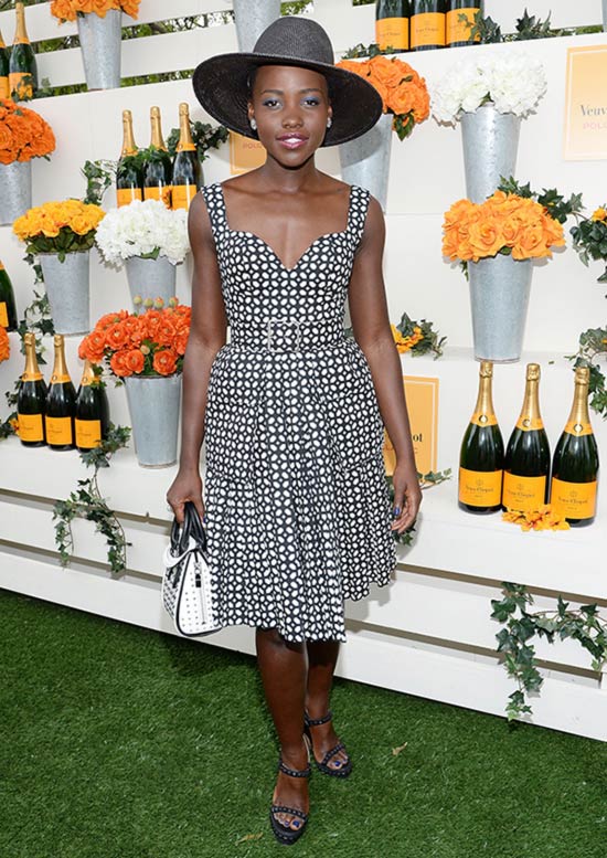 Actress Lupita Nyong'o attends the seventh annual Veuve Clicquot Polo Classic in Liberty State Park on May 31, 2014 in Jersey City.