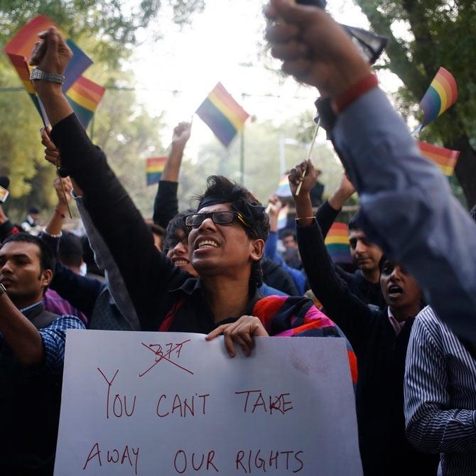 The Indian Supreme Court's upholding of Article 377 was met with protests across the country last year.