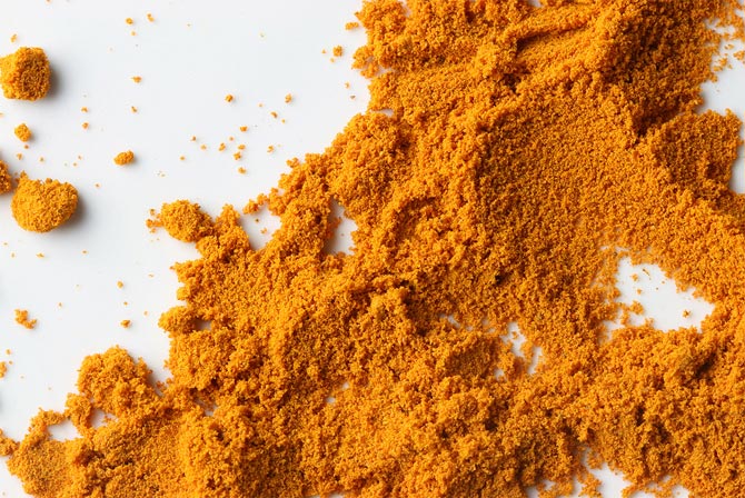 Turmeric has antiseptic properties that fights cold and throat infections.
