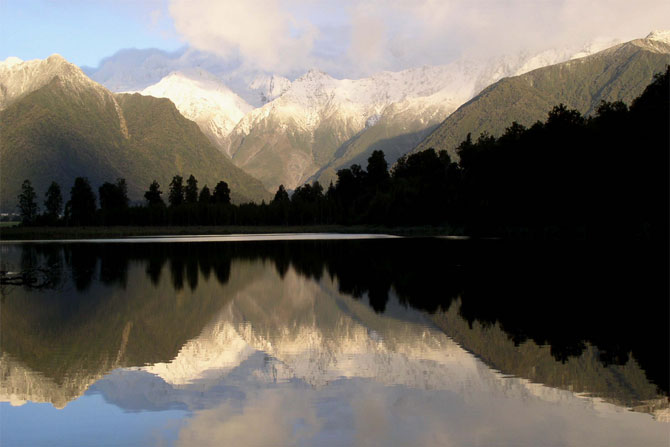 Mirror Lakes New Zealand