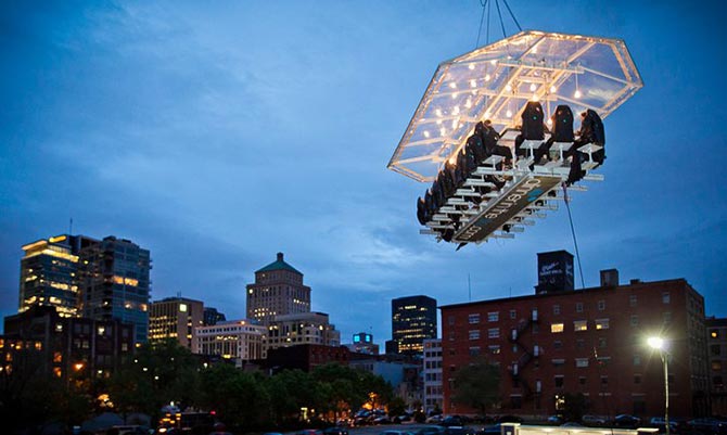 Dinner in the Sky, Montreal, Canada