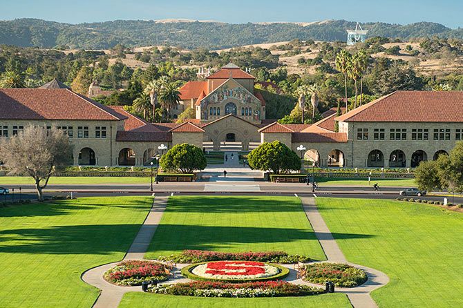 Stanford University is ranked fifth
