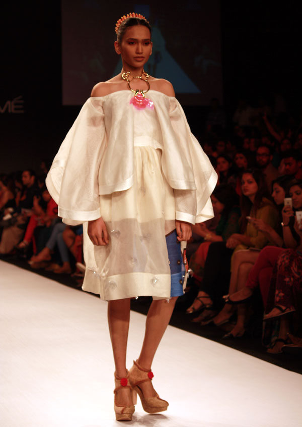 A model in a Swapnil Shinde creation