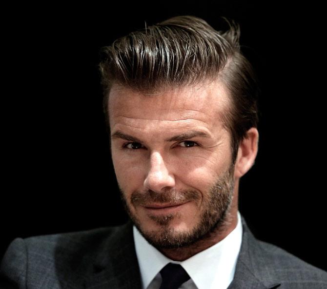 David Beckham attends a forum for Chinese Super League at Hilton Hotel in Nanjing, Jiangsu Province of China.