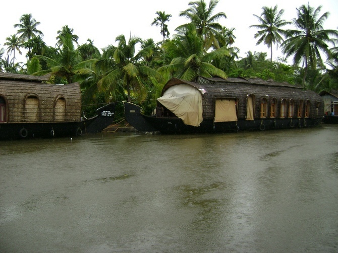 Houseboats at Kumarakom, Kerala