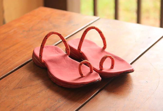 Greensole uses discarded sports shoes to make slippers