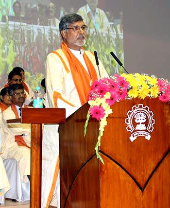 Kailash Satyarthi at IIT-Bombay