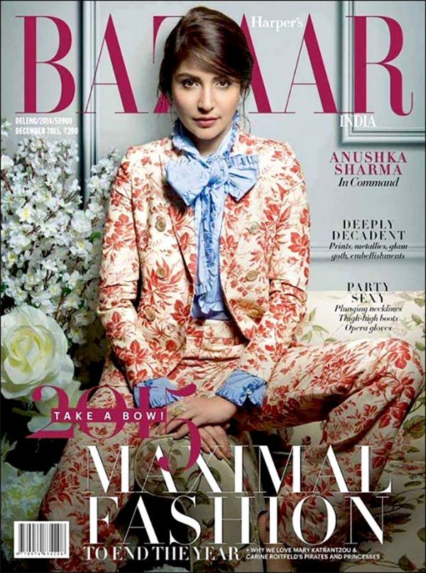 Anushka on Harper's Bazaar