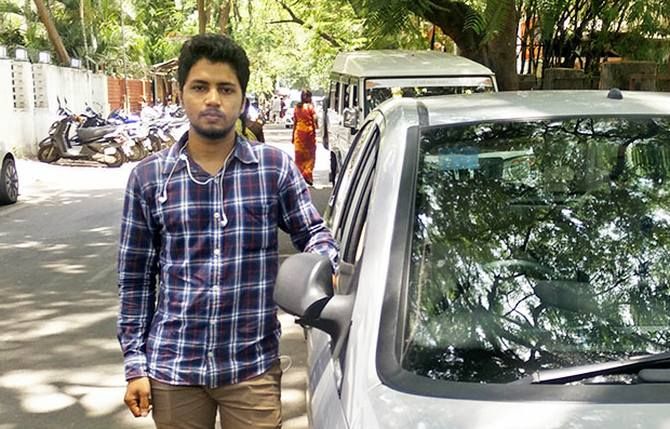 Student driver Shahrukh Khan