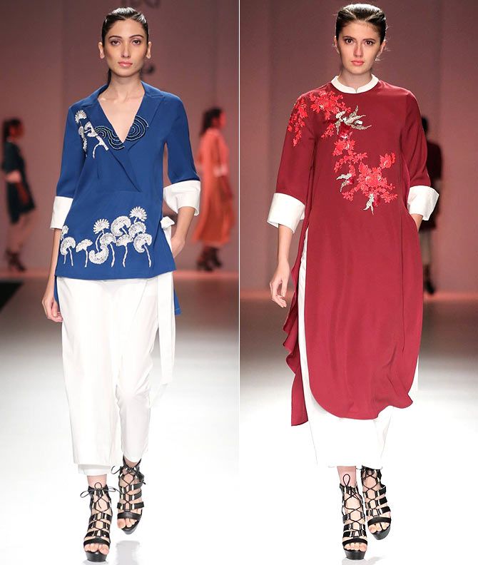 Models in Vineet Bahl creations