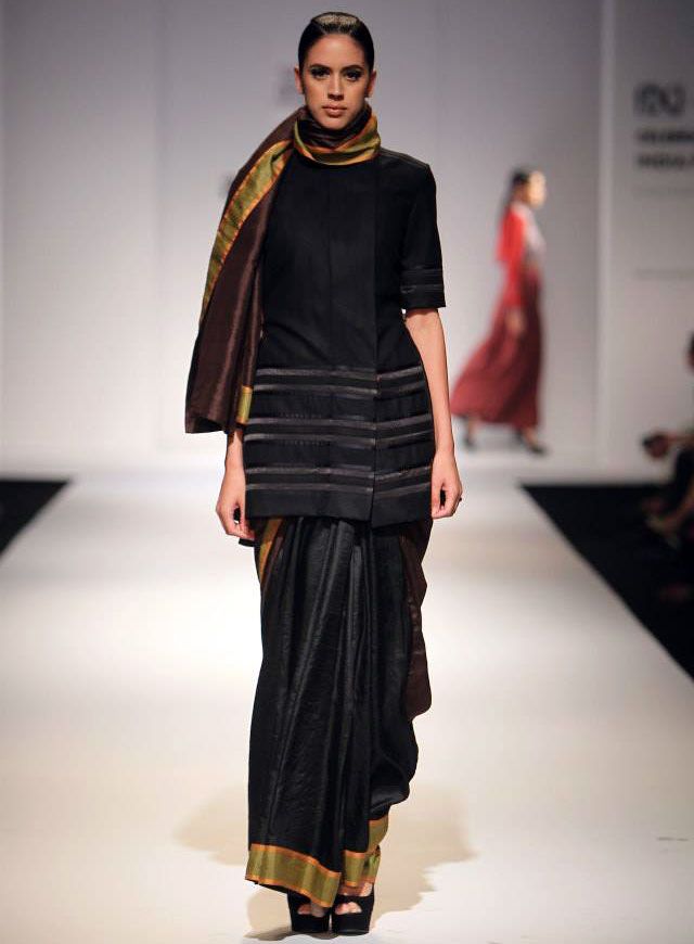 A model in Amalraj Sengupta creation