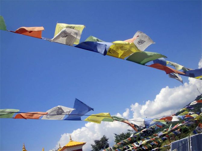 Tibetan flags 