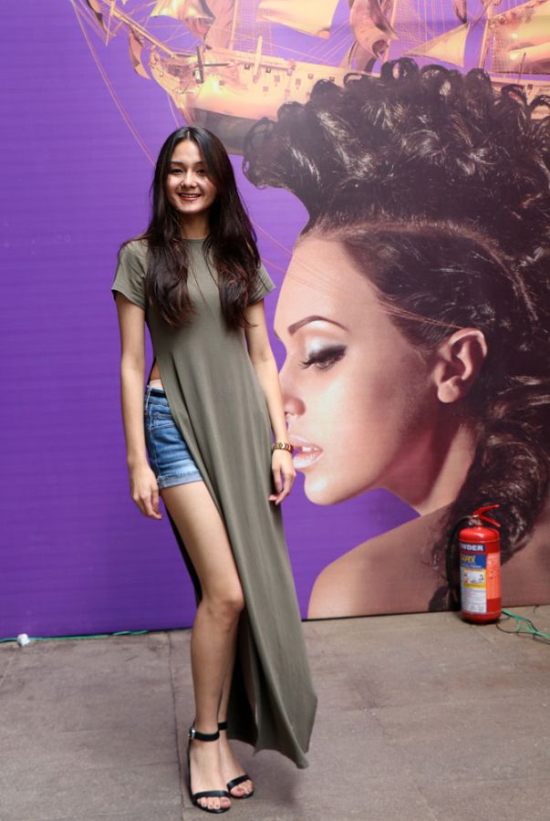 Model Jessica Ruth Cunville Marbaniang on Day One at Lakme Fashion Week