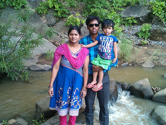 Laxmikanta Nayak with his family