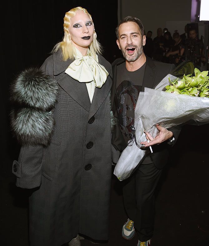 Lady Gaga with Marc Jacobs