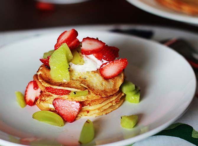 Strawberries and Cream Pancake