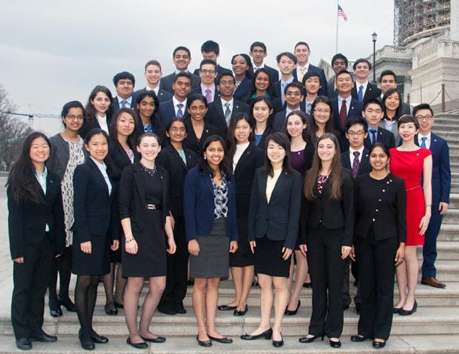 The 40 finalists of the Intel Science Talent Search 2015-16