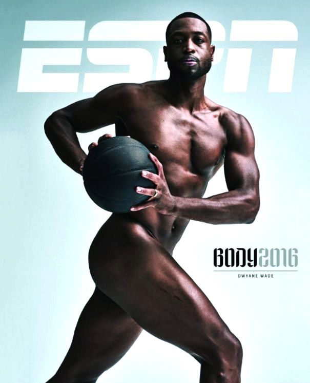 NBA star Dwyane Wade stripped down for the Body issue of ESPN magazine last year