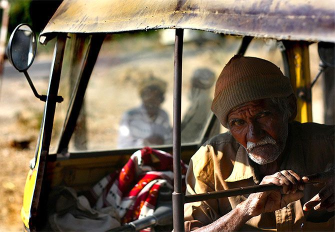 old autorickshaw driver