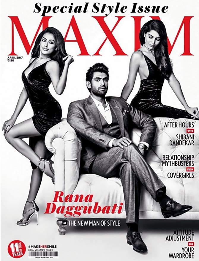 rana daggubatti on maxim