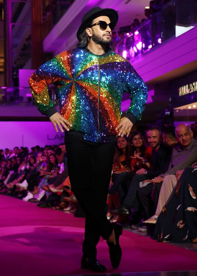 Ranveer Singh Manish Arora Showstopper Lakme Fashion Week