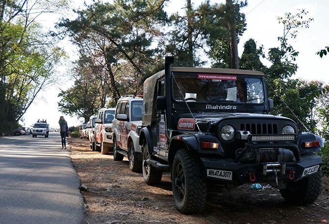 The Mahindra Adventure convoy