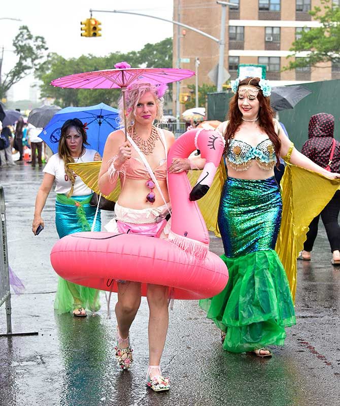 The mermaid parade