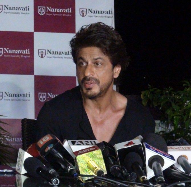 Shah Rukh Khan launches bone marrow transplant centre at Nanavati Hospital, Mumbai