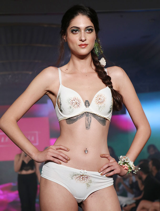 Karishma Jumani collection at India Intimate Fashion Week