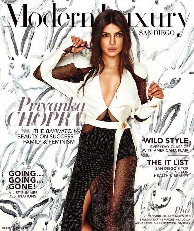 Priyanka chopra on Modern luxury mag cover