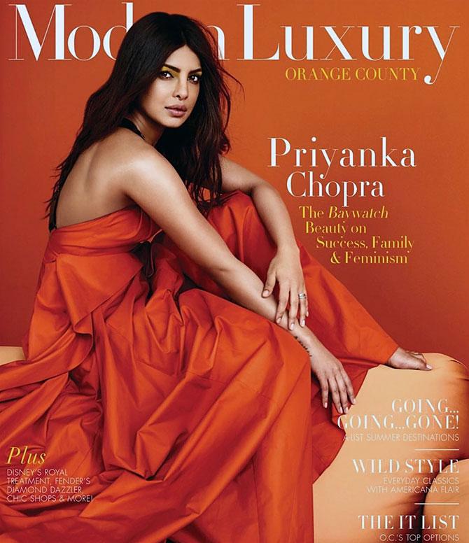 Priyanka chopra on Modern luxury mag cover