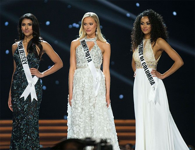 Top 3 finalists of Miss USA