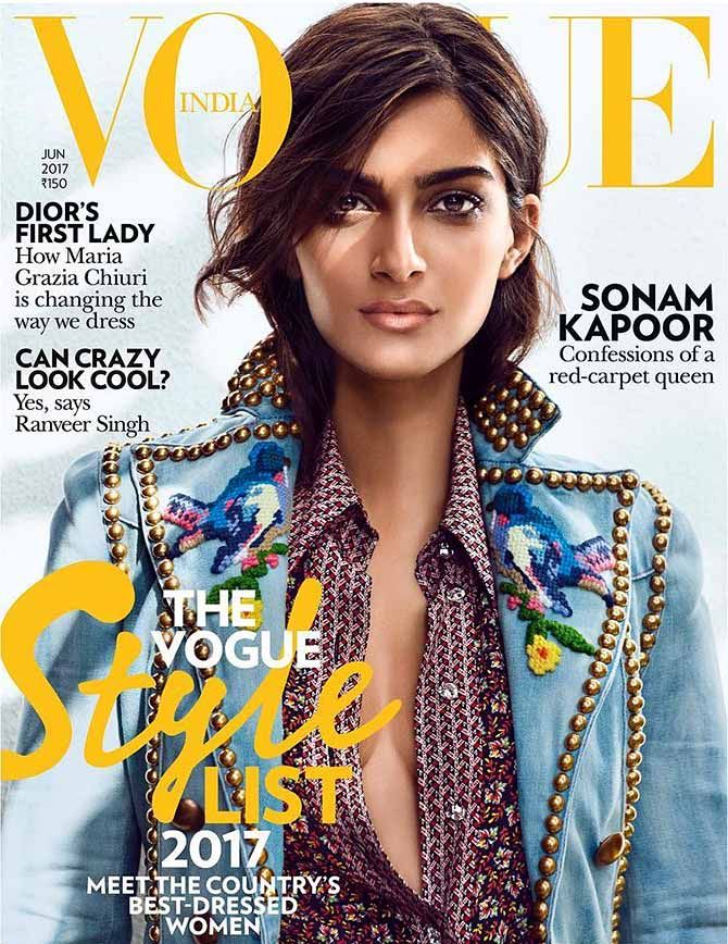 Sonam Kapoor on Vogue