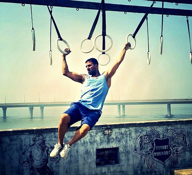 Akshay Kumar fitness routine exercise