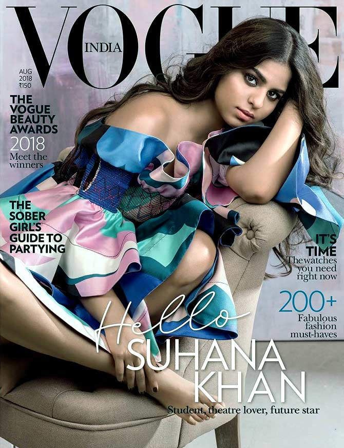 Suhana Khan Xxx Indian Girl Video - Hello Suhana! Shah Rukh Khan's daughter makes mag debut - Rediff ...