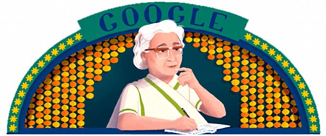 Google doodles Ismat Chugtai's birthday