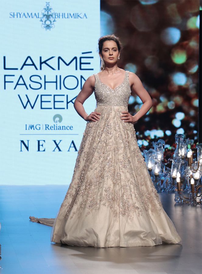 Kangana Ranaut Shyamal Bhumika Wonderland Lakme Fashion Week