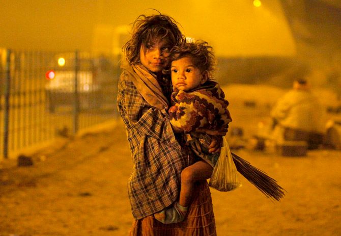 Homeless children in Delhi