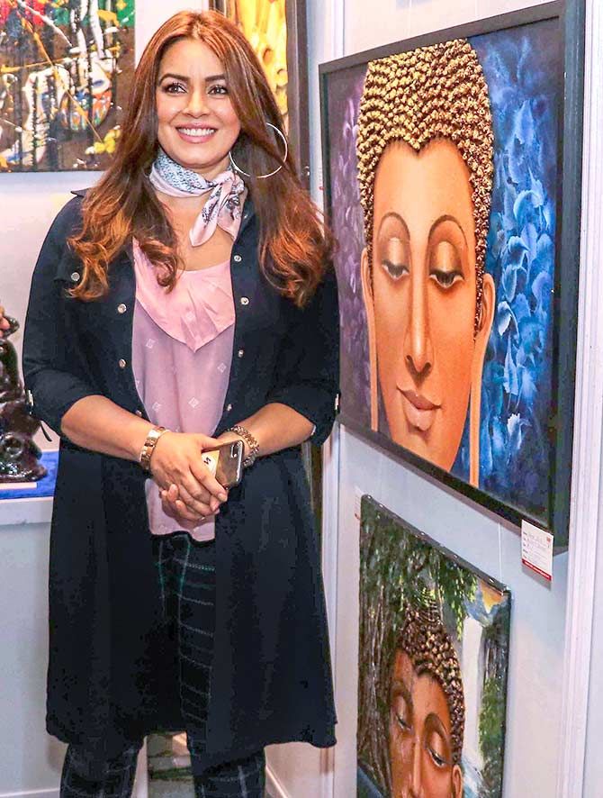 Mahima Choudhary at India Art Festival