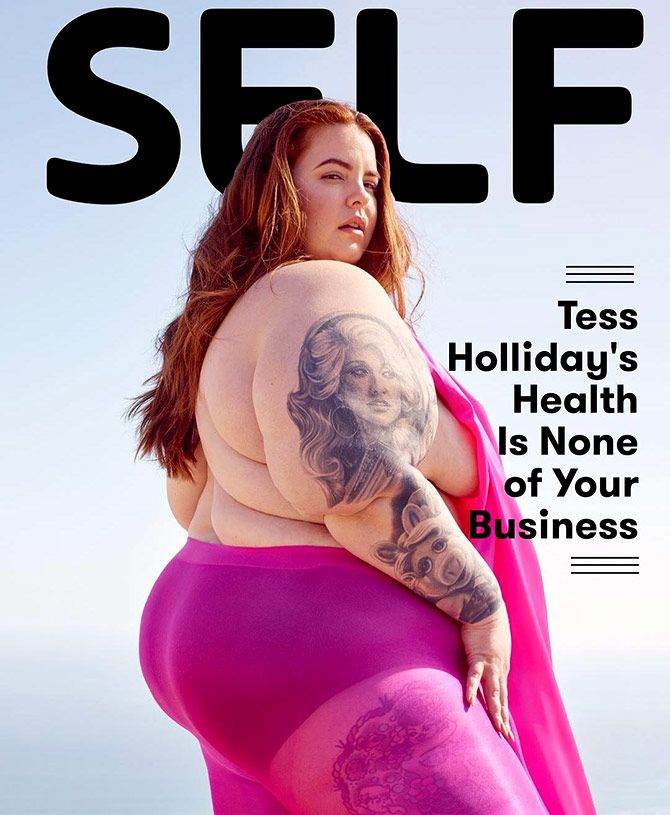 Self magazine covers Tess Holliday