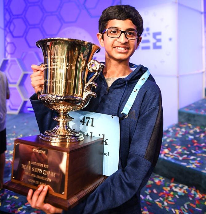 Karthik Nemmani, 14 wins Scripps Spelling Bee 2018