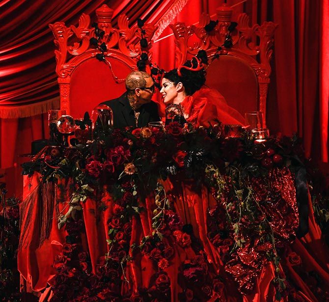 Inside Kat Von D and Leafer Seyer's goth-themed wedding