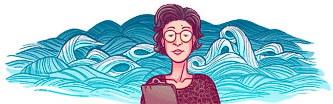 On March 22, Google doodled Japanese geochemist Katsuko Saruhashi