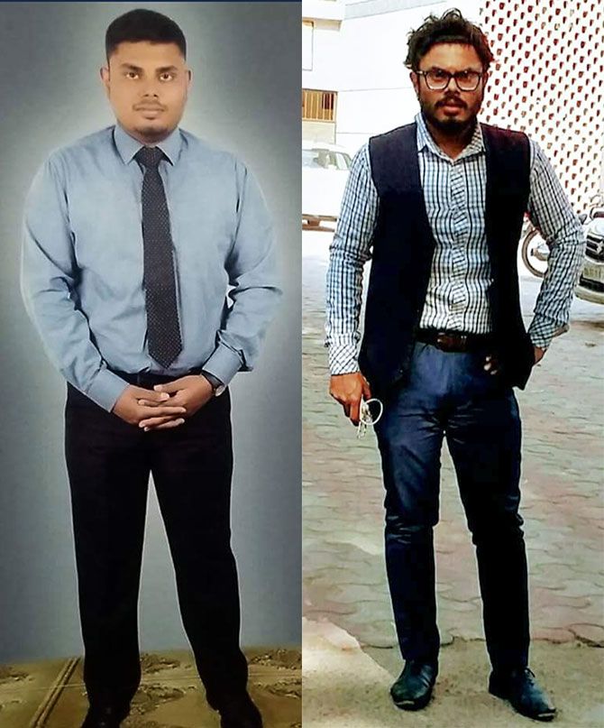 Gaurav Laha before and after losing weight